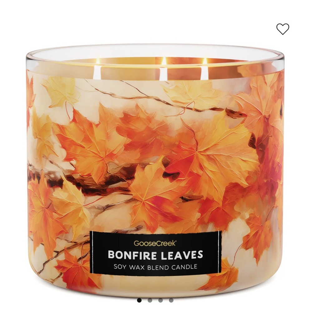 🍁🍂 GC Autumn Leaves 3-Wick Candle NEW